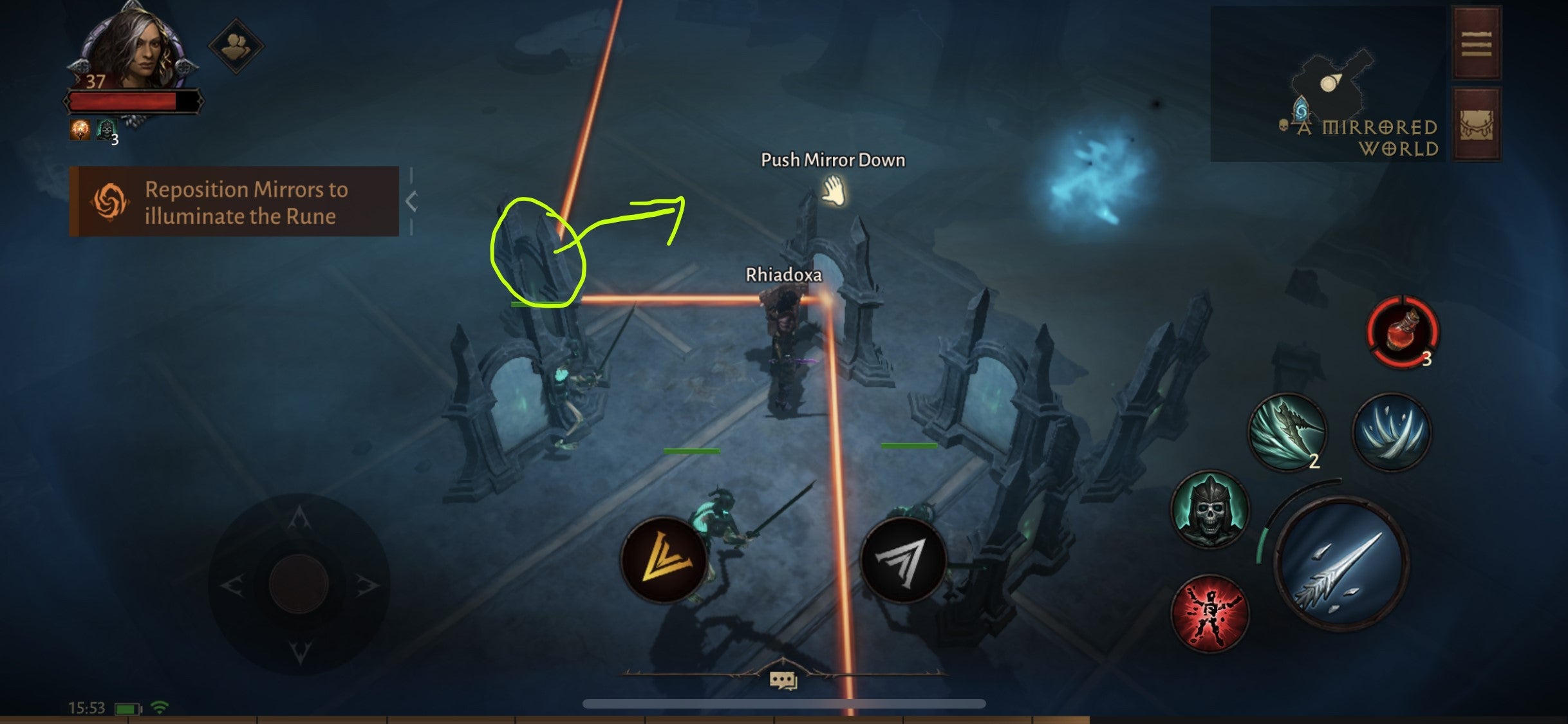 Diablo Immortal: How to solve the 9 Lamps and Mirror Puzzles in