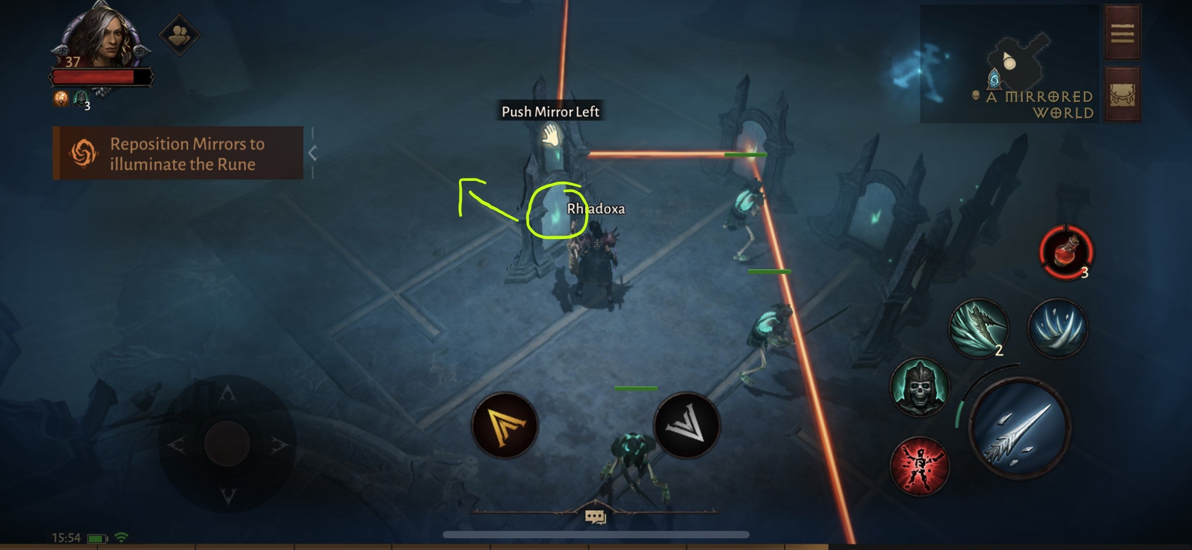 Diablo Immortal: How to solve the 9 Lamps and Mirror Puzzles in