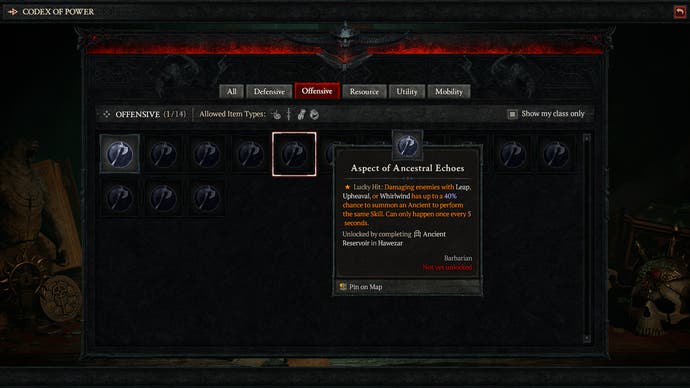 Les aspects sont un excellent moyen d'améliorer votre construction en tant que barbare dans Diablo 4