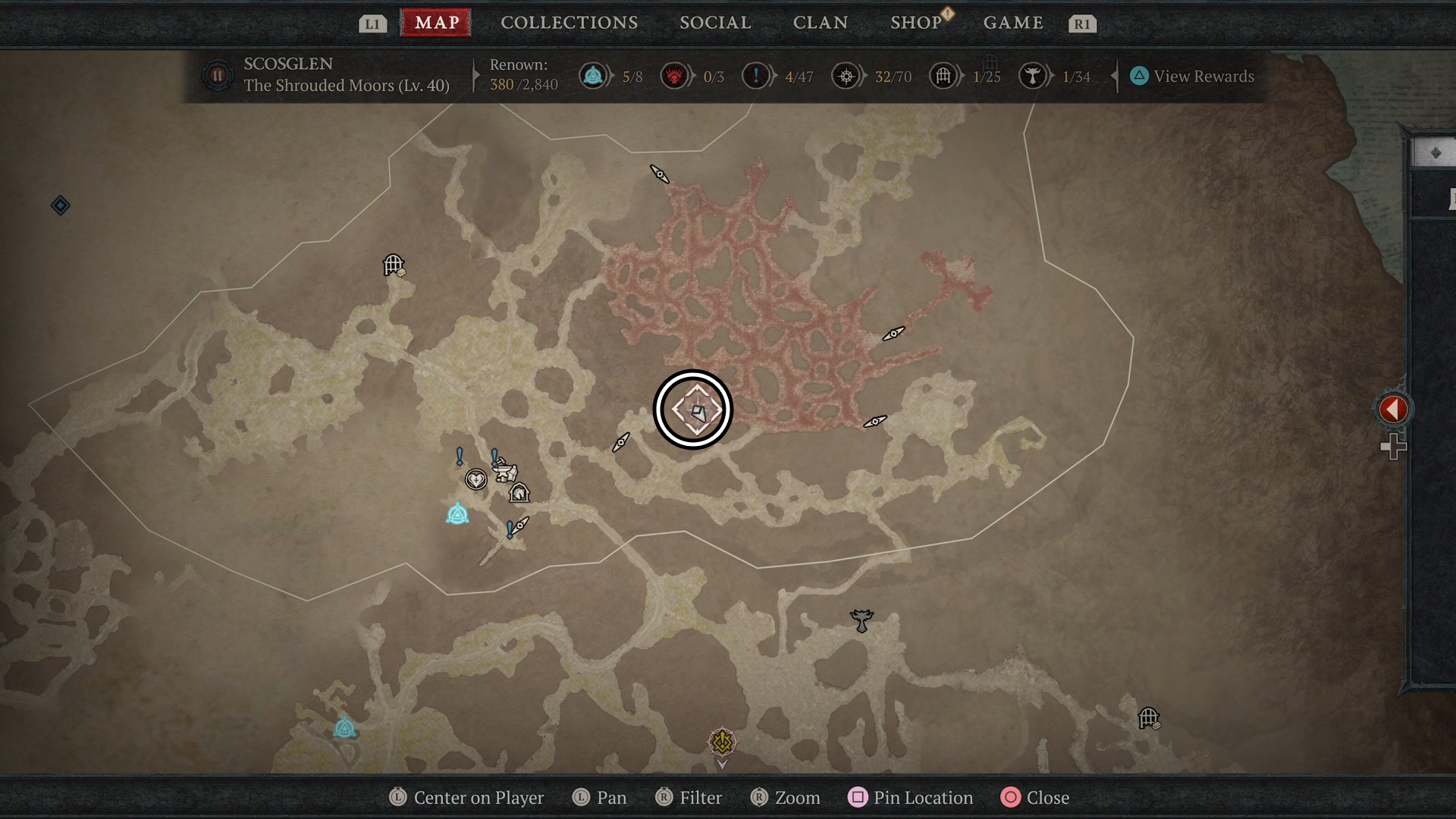 Where To Get Crushed Beast Bones In Diablo 4 Eurogamer Net   Diablo4 Guide Crushedbeastbones Blindodwyn Map 