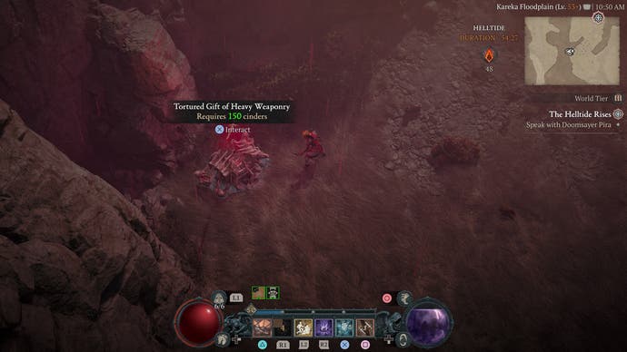 En Diablo 4, puedes cultivar piezas de equipo en eventos de Helltide