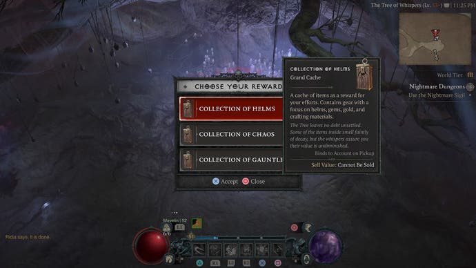 Complete Whispers of the Dead missions to claim a box with Legendary Gear as a reward