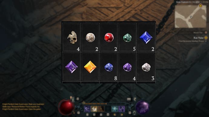 Gems are an useful recourse for Rogues in Diablo 4