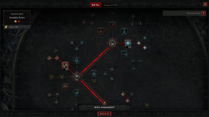 Rogue's Skill Tree in Diablo 4 konzentriert sich darauf, Schaden zu verursachen und aus Feinden zu entkommen