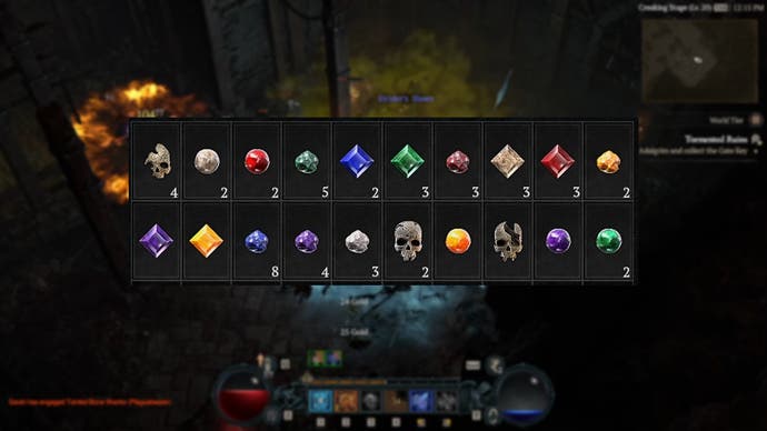 Use the best gems for this Diablo 4 sorcerer build