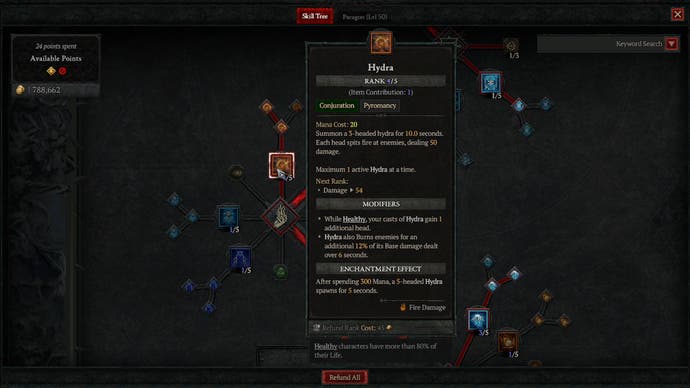 For this Diablo 4 sorcerer build, it's important to pick the right skills.