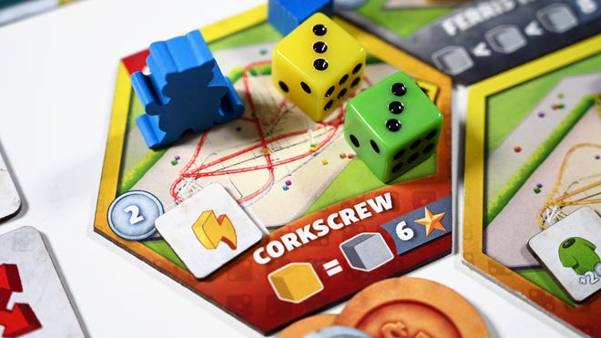 Dice Theme Park layout