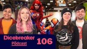 A thumbnail for the Dicebreaker Podcast episode 106.