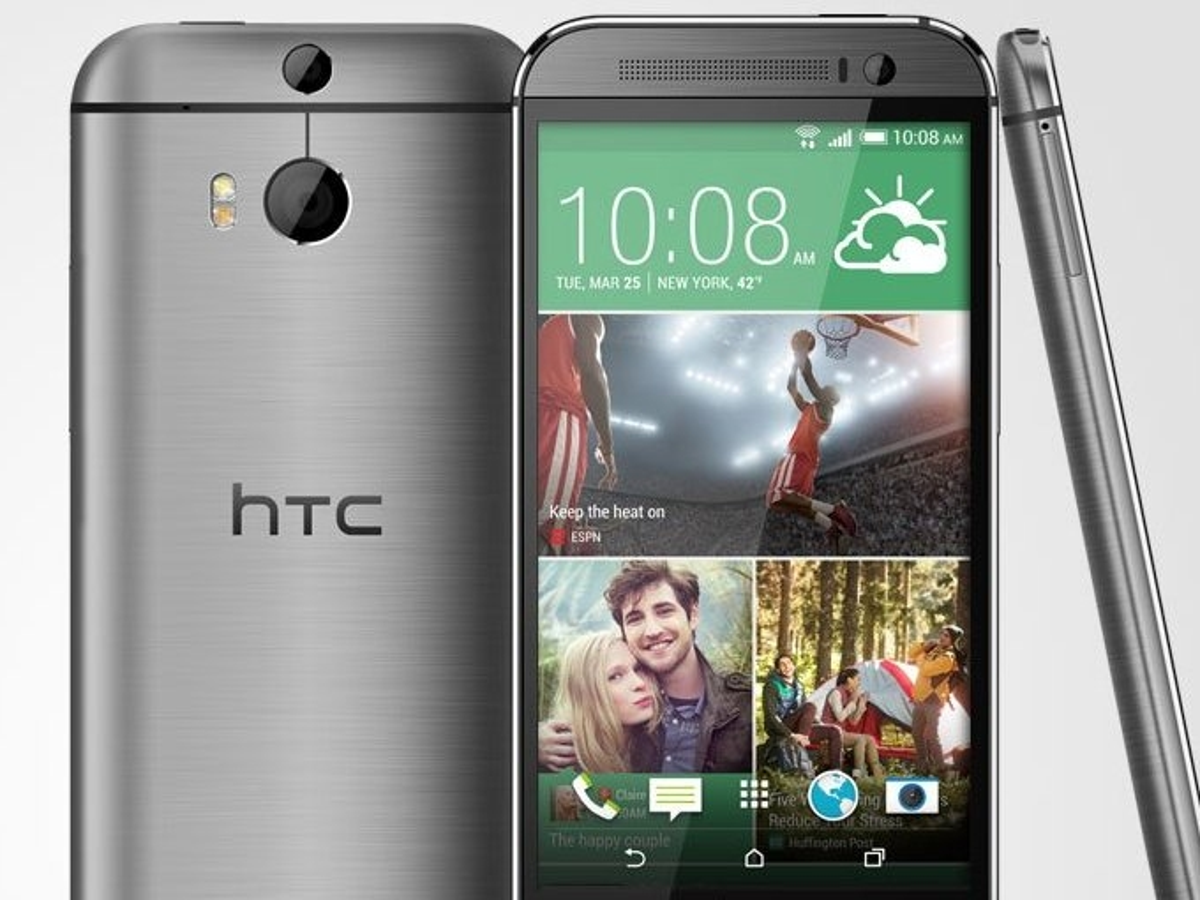 Htc One M8 Silver Front