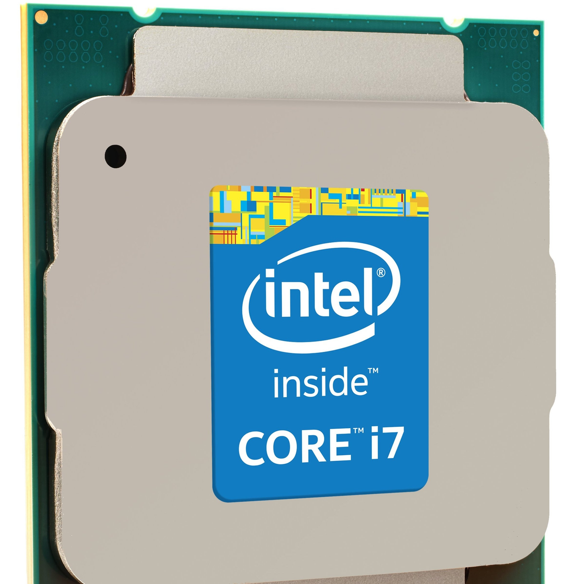 Inside Of An Intel I7 Processor