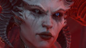 Diablo 4 Lilith casts a look of frustration and anger.
