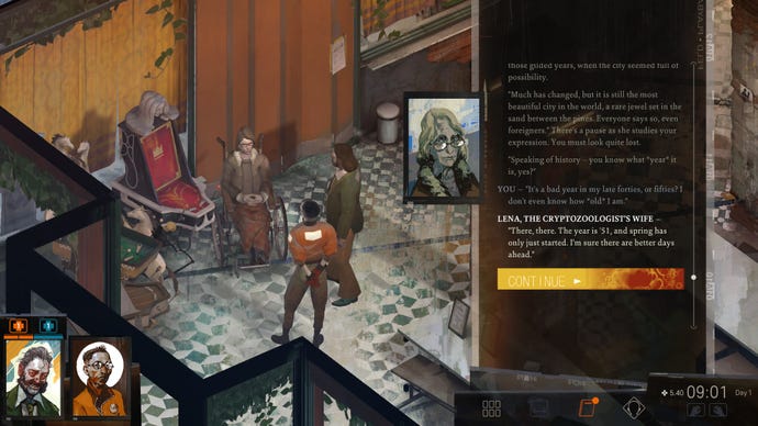 A screenshot of Disco Elysium: The Final Cut.