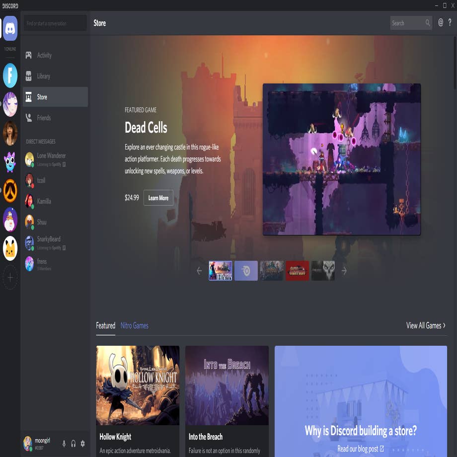 Discord Store beta now available for all users alongside Nitro game  subscription update
