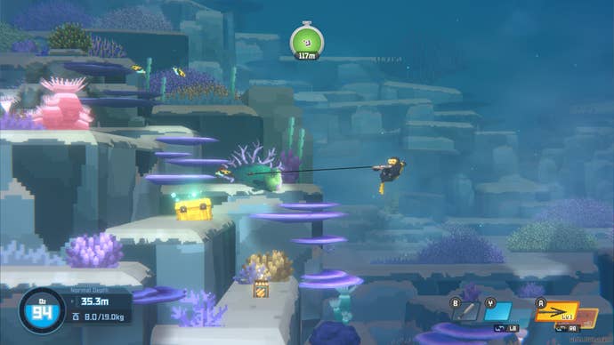 Dave the Diver fishing
