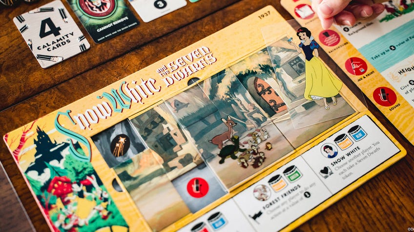 A player board for Disney Animated.