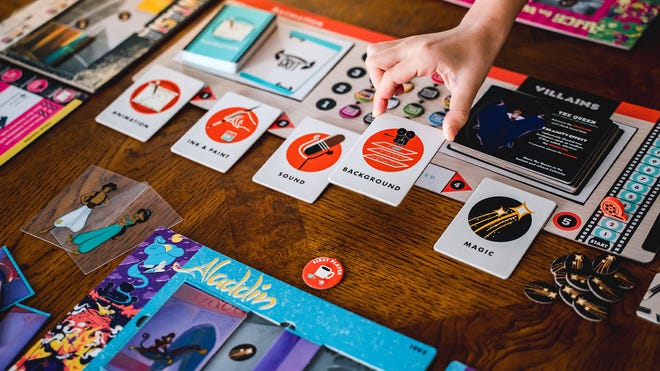 An image of the main board for Disney Animated