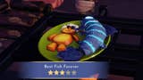 disney dreamlight valley best fish forever recipe dish with star rating