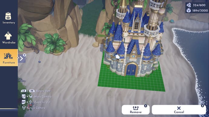 disney dreamlight valley placing new home on dazzle beach
