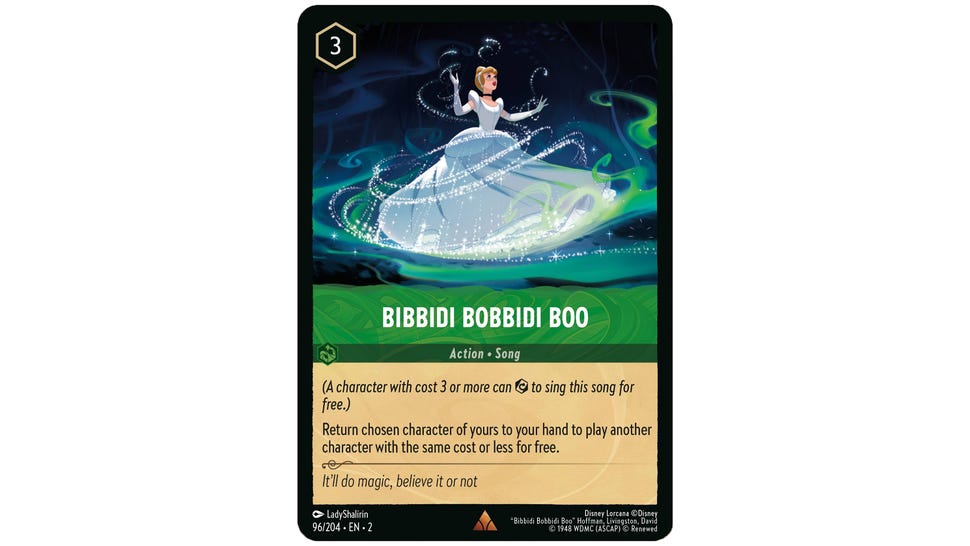 Disney Lorcana card Bibbidi Bobbidi Boo.