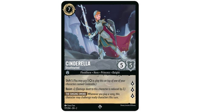 Disney Lorcana card Cinderella, Stouthearted