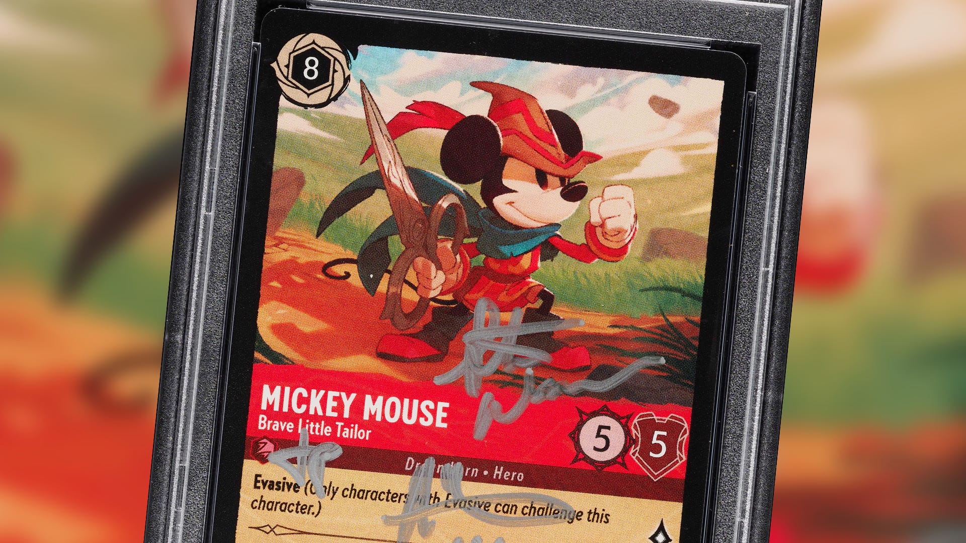 Disney TCG Lorcana isn’t out yet, but autographed cards are already