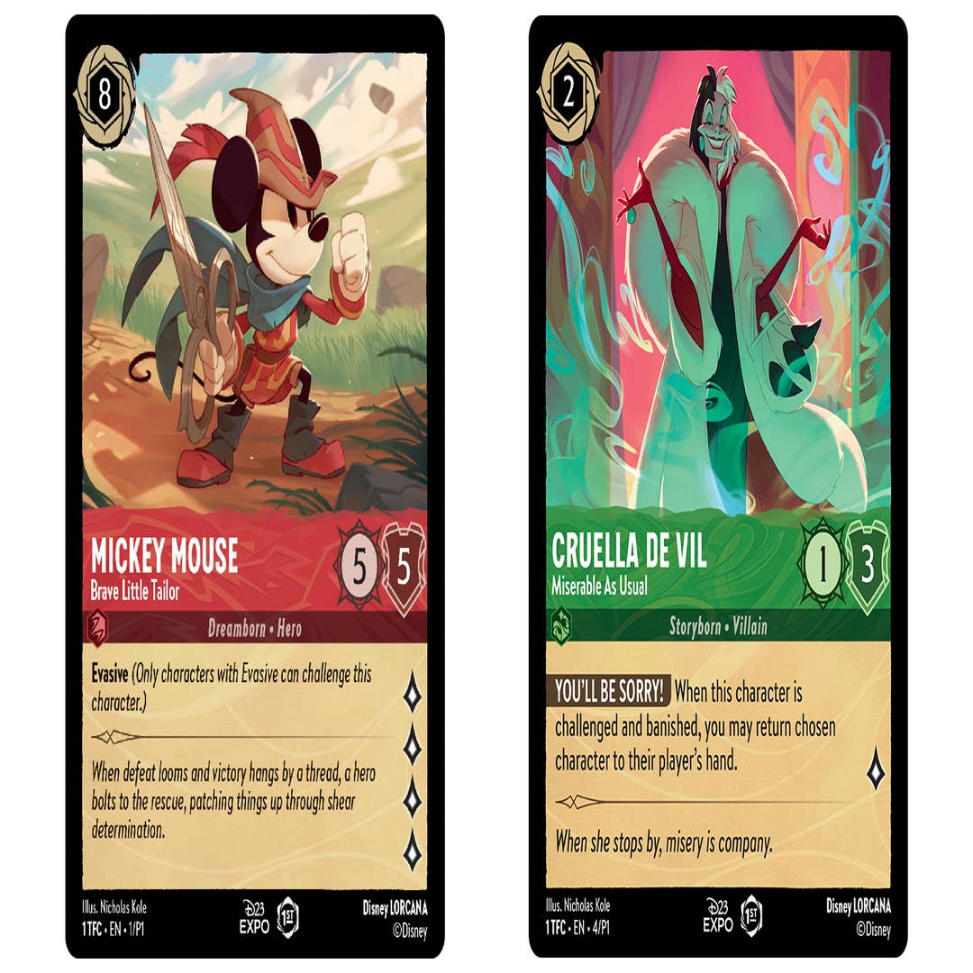 People will feel our love for Disney in this game': Lorcana co-designer on  the House of Mouse's TCG rival to Magic: The Gathering and Pokémon
