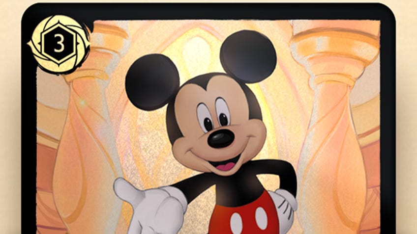 A screenshot from the Disney Lorcana Companion App.