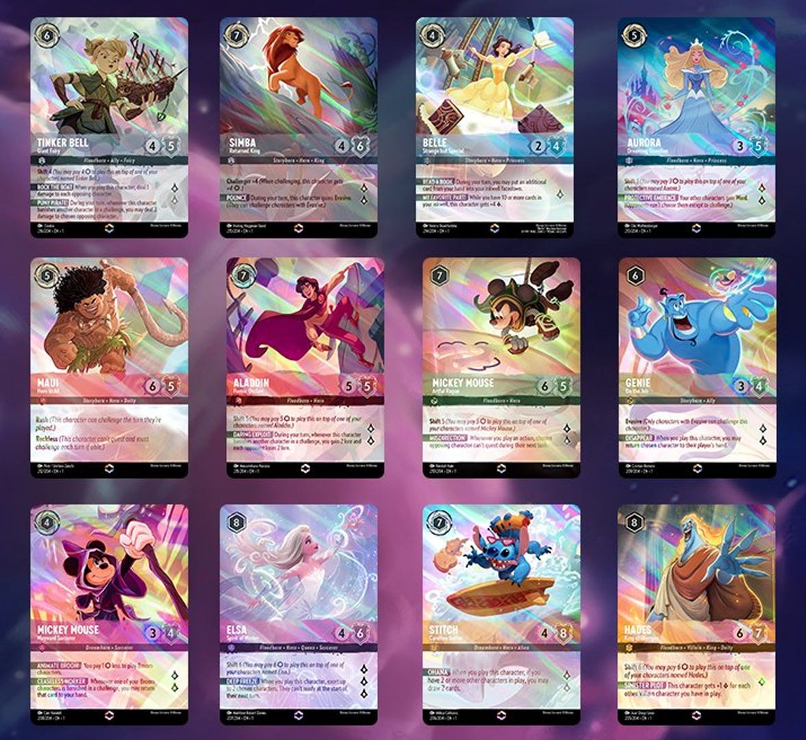 Disney Lorcana card rarity explained Dicebreaker