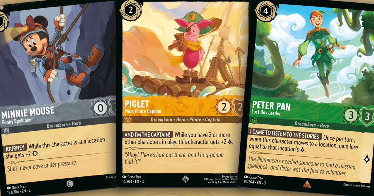 Disney Lorcana’s third TCG set travels Into the Inklands with dogs