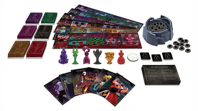 Disney Villainous board game layout