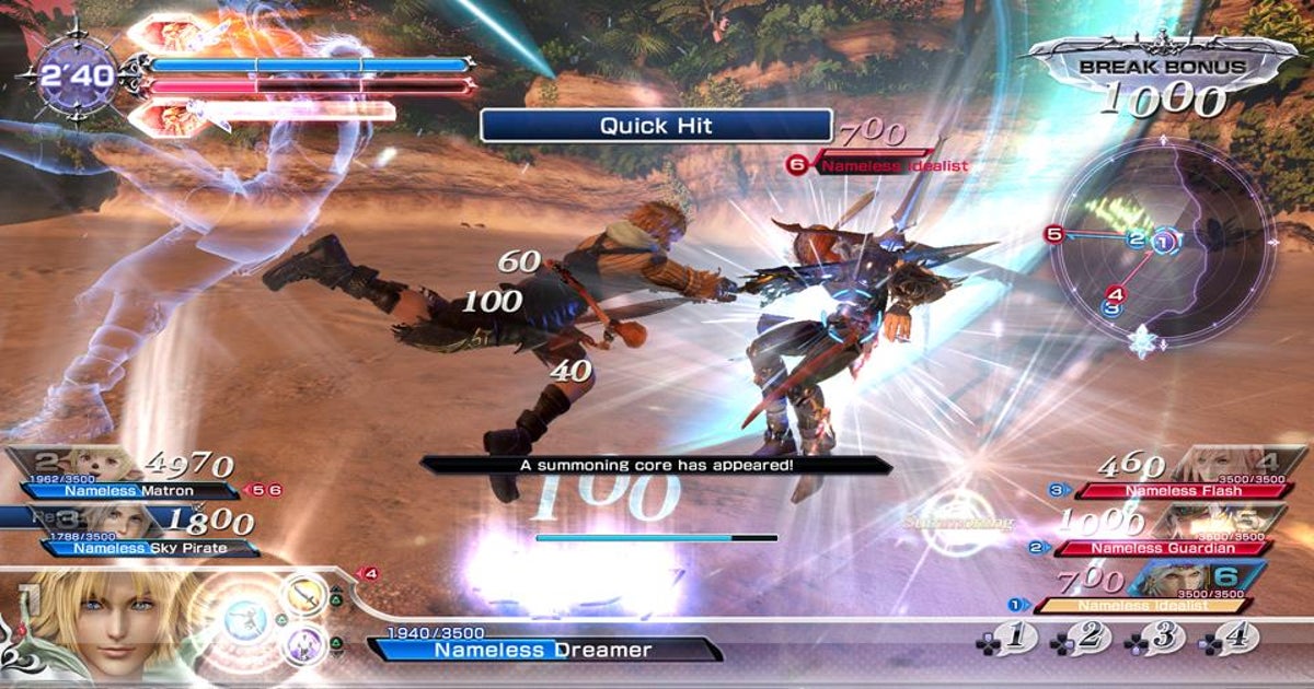 Dissidia Final Fantasy NT Free Edition out now on Steam and PS4