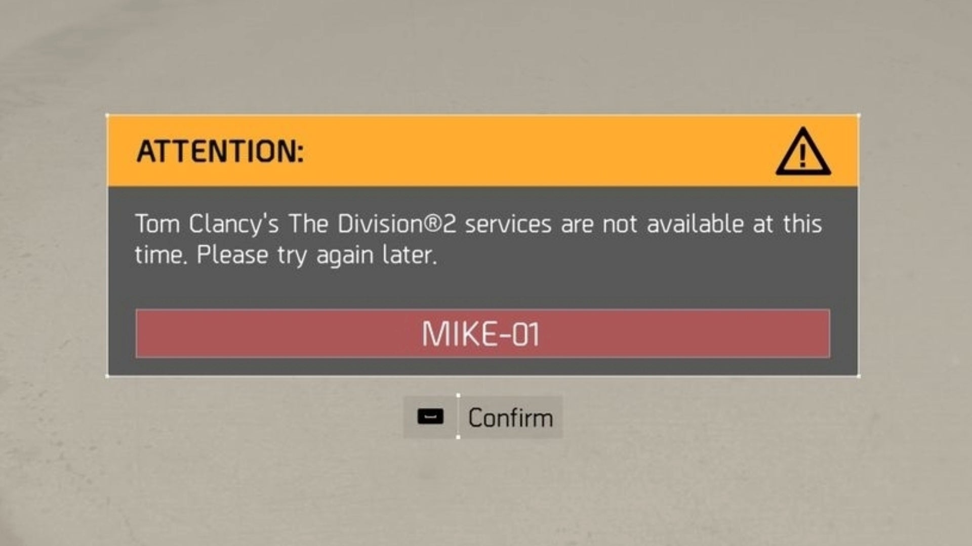 Mike 01. Mike-01 Division 2 что это такое. Ошибка Майк 1 в дивижн 2. The Division 2 Bravo 04. Ошибка Дельта 0-3 в дивижин.