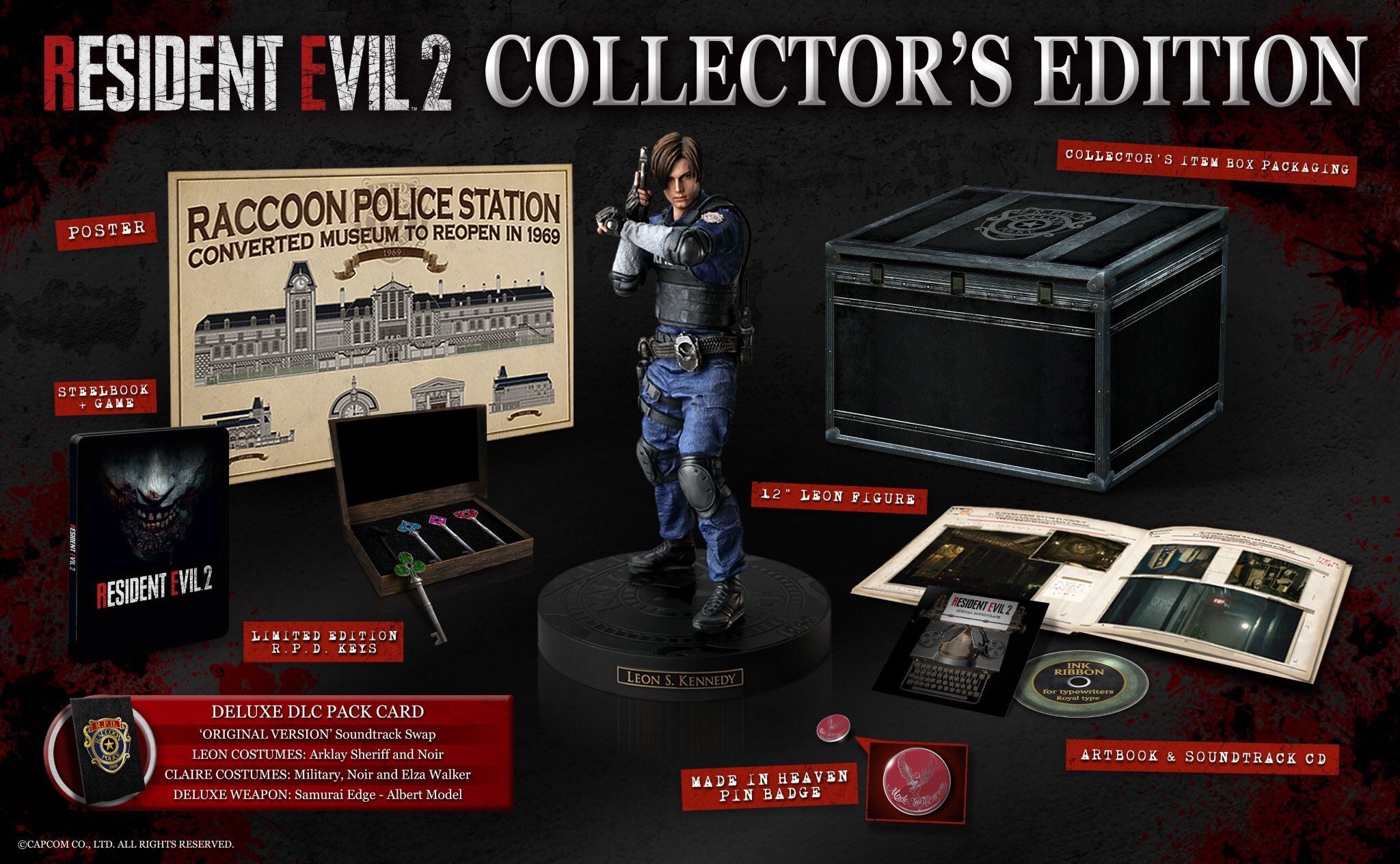 Resident Evil 2's UK Collector's Edition contains a 12