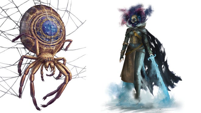Artwork for the D&D sourcebook The Book of Many Things.