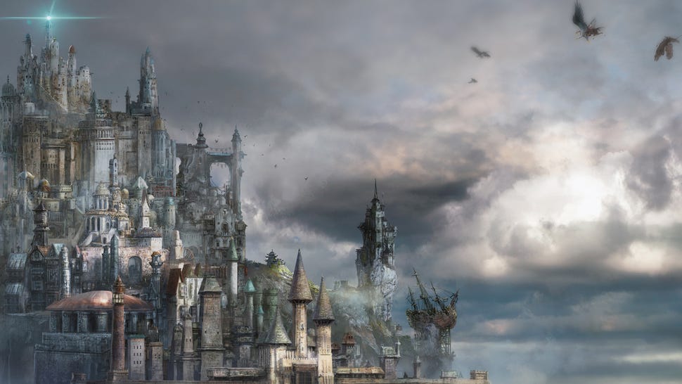 Dungeons & Dragons Eberron artwork landscape castle