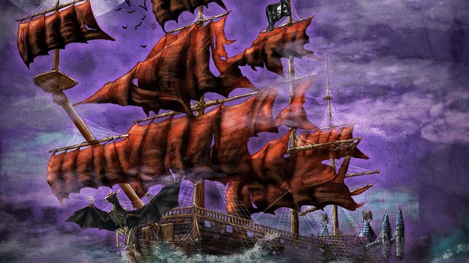 Artwork from the D&D adventure Ship of the Damned.