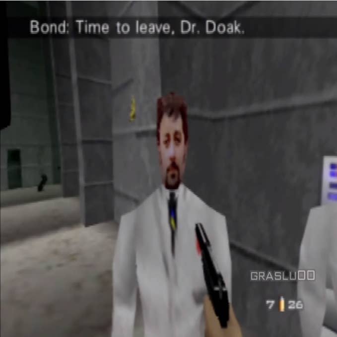 Dr. Doak is now in the cancelled GoldenEye 007 XBLA remaster