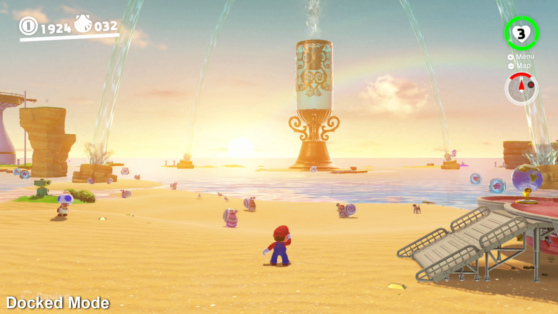 Digital Foundry - Como Super Mario Odyssey alterna entre os modos