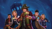 Key art for Magic: The Gathering x Doctor Who set.