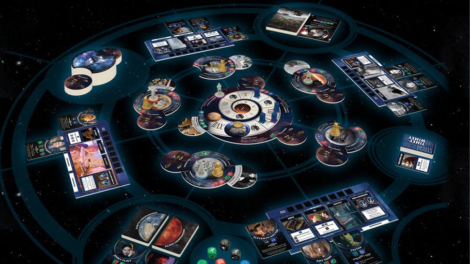 Doctor Who: Time of the Daleks board game layout