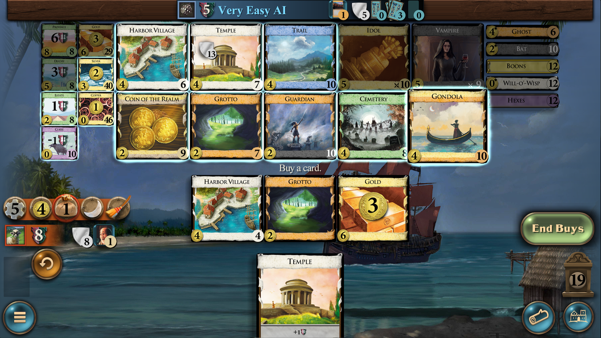 Deckbuilding board game Dominion is now free to play on PC and mobile