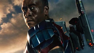 Don Cheadle as War Machine in Iron Man 3 Poster