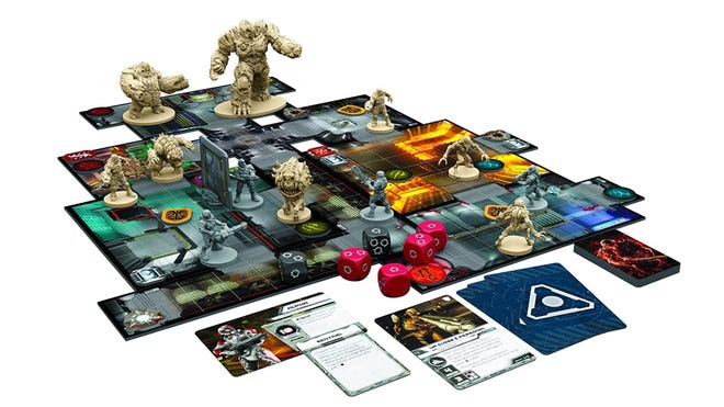 Doom: The Board Game board game layout