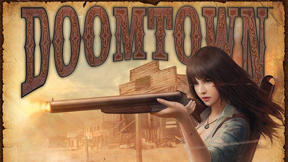 Doomtown: Reloaded trading card game artwork