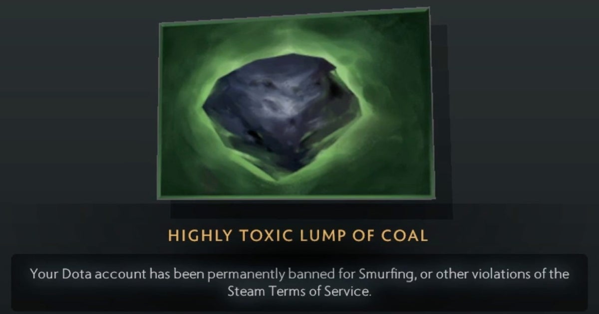 Valve’s ceremonial treatment for ‘thousands’ of DOTA 2 cheaters is a lump of coal and a permanent ban