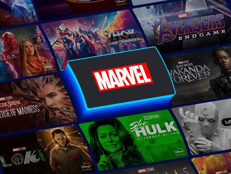 Marvel streaming service promo image