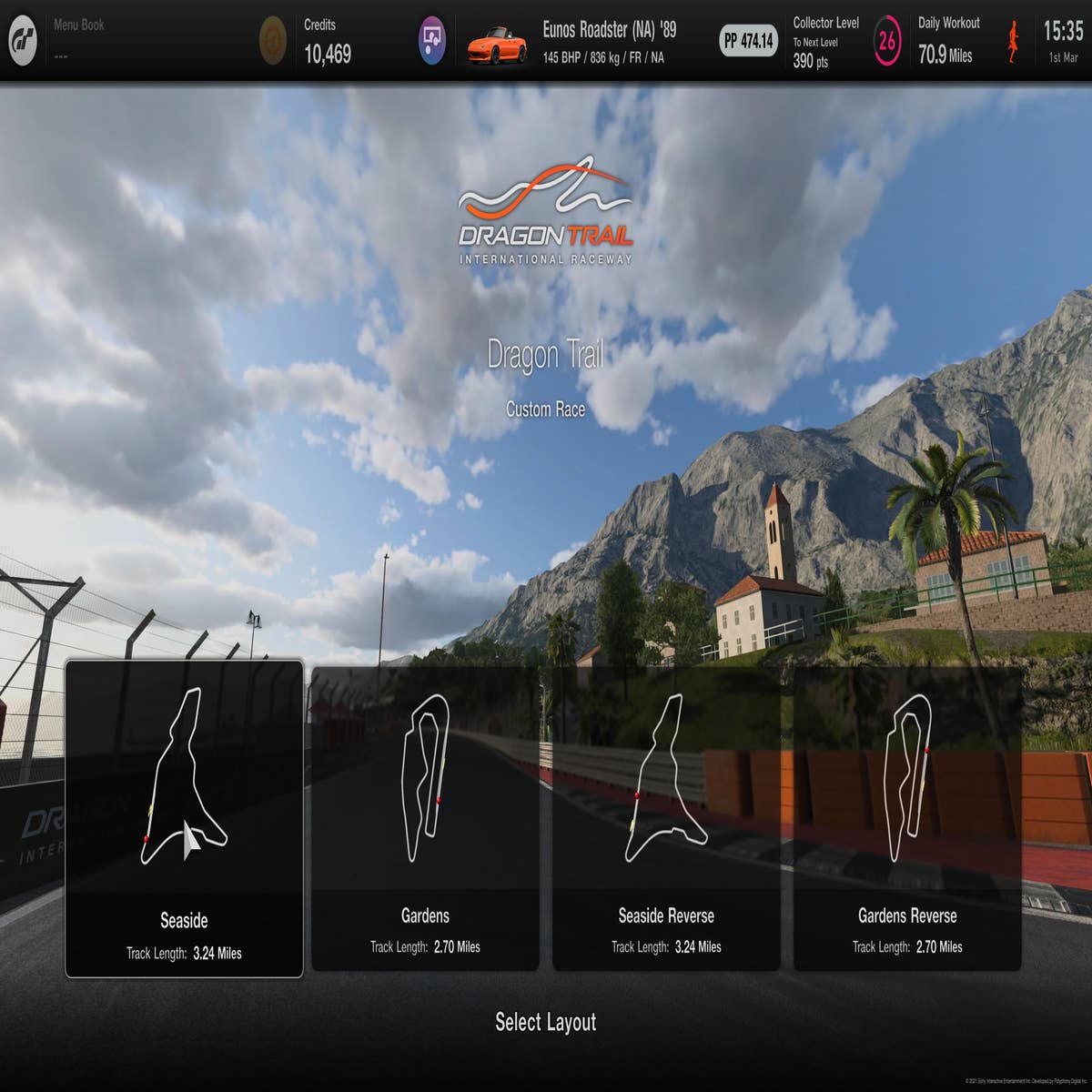 Gran Turismo 7 track list