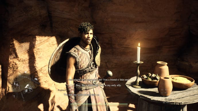 Dragons Dogma 2 preview screenshot showing an NPC with the Killgore haircut