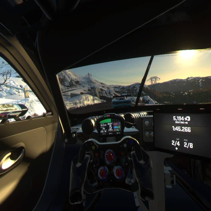 Driveclub VR mit Lenkrad