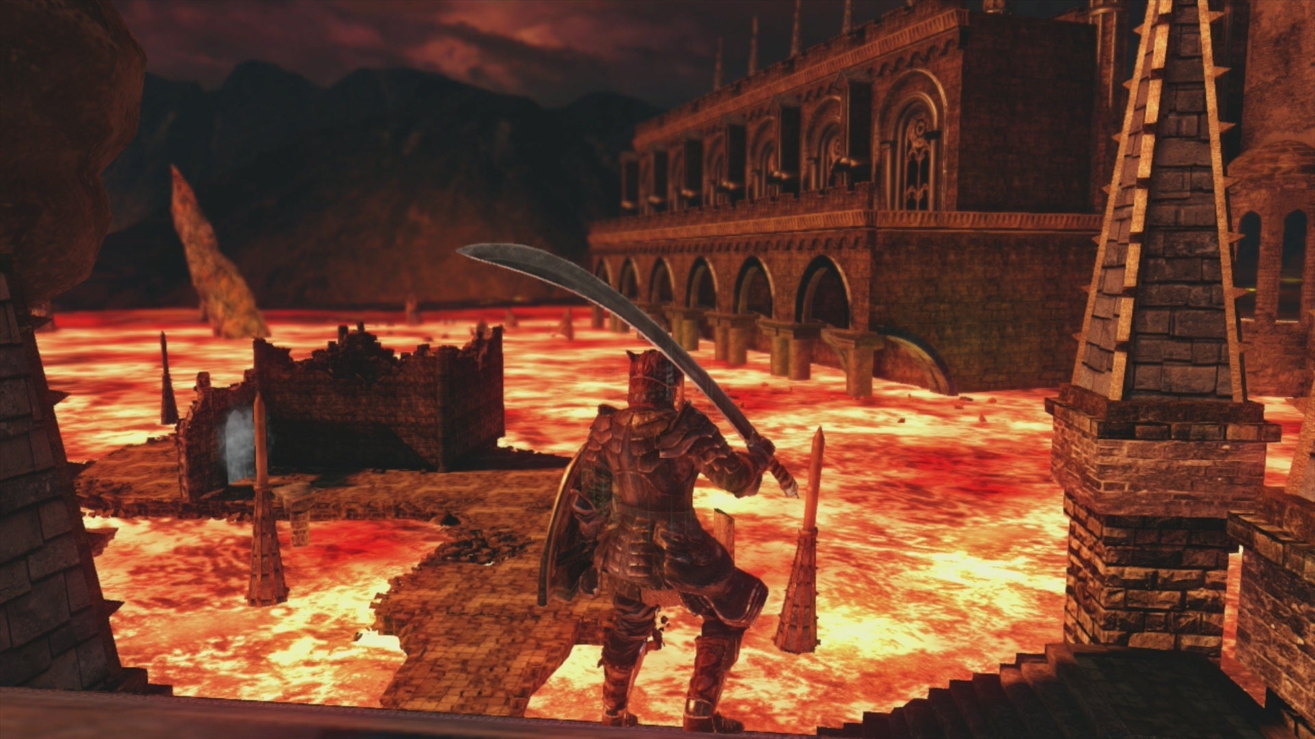 Dark Souls 2 Eisenschloss Weg zum Sonnenturm, Weg zum nächsten Boss